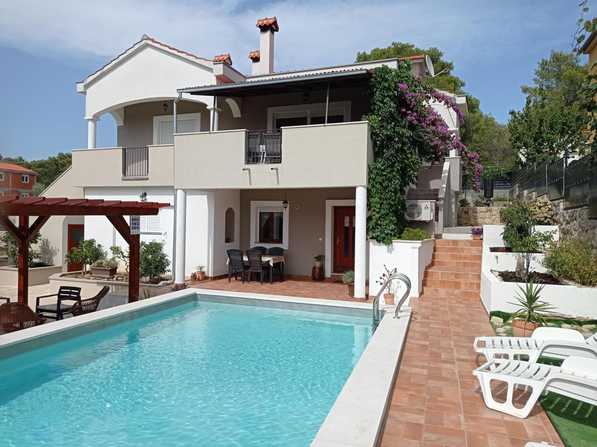 Villa Niko With Private Swimming Pool Задар Екстер'єр фото
